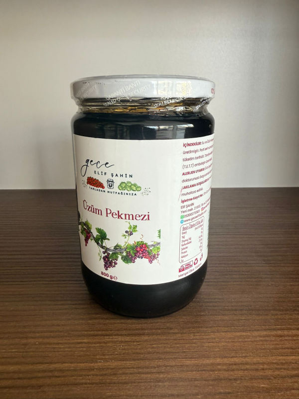 Geleneksel Üzüm Pekmezi 800g – Köy Tipi Yoğun Kıvam | %100 Doğal