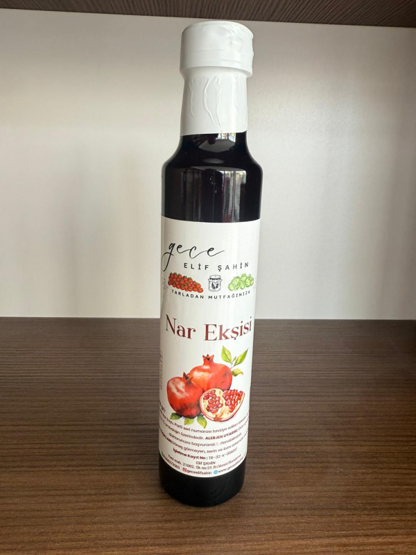 %100 Doğal Nar Ekşisi 320g – Katkısız ve Şekersiz Hakiki Lezzet